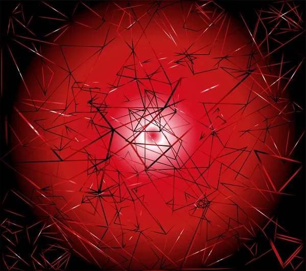 Современные абстрактные треугольники красный фон — стоковое фото