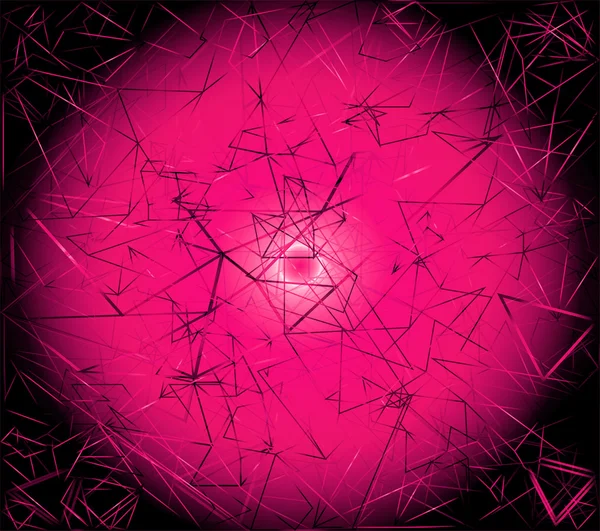 Розовый фон с многоугольными формами — стоковое фото