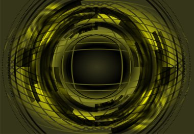 yeşil arka daire arka plan