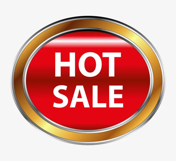 stock vector Vector hot sale button