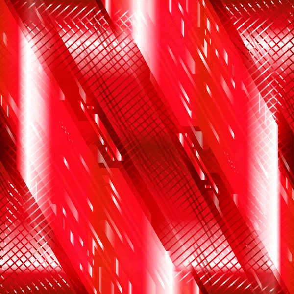 Abstraktes Gitter technischer roter Hintergrund — Stockvektor