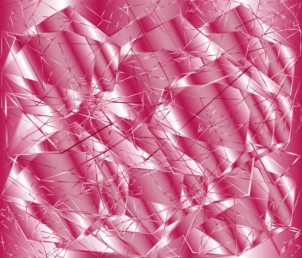 Fondo poligonal rosa abstracto — Vector de stock