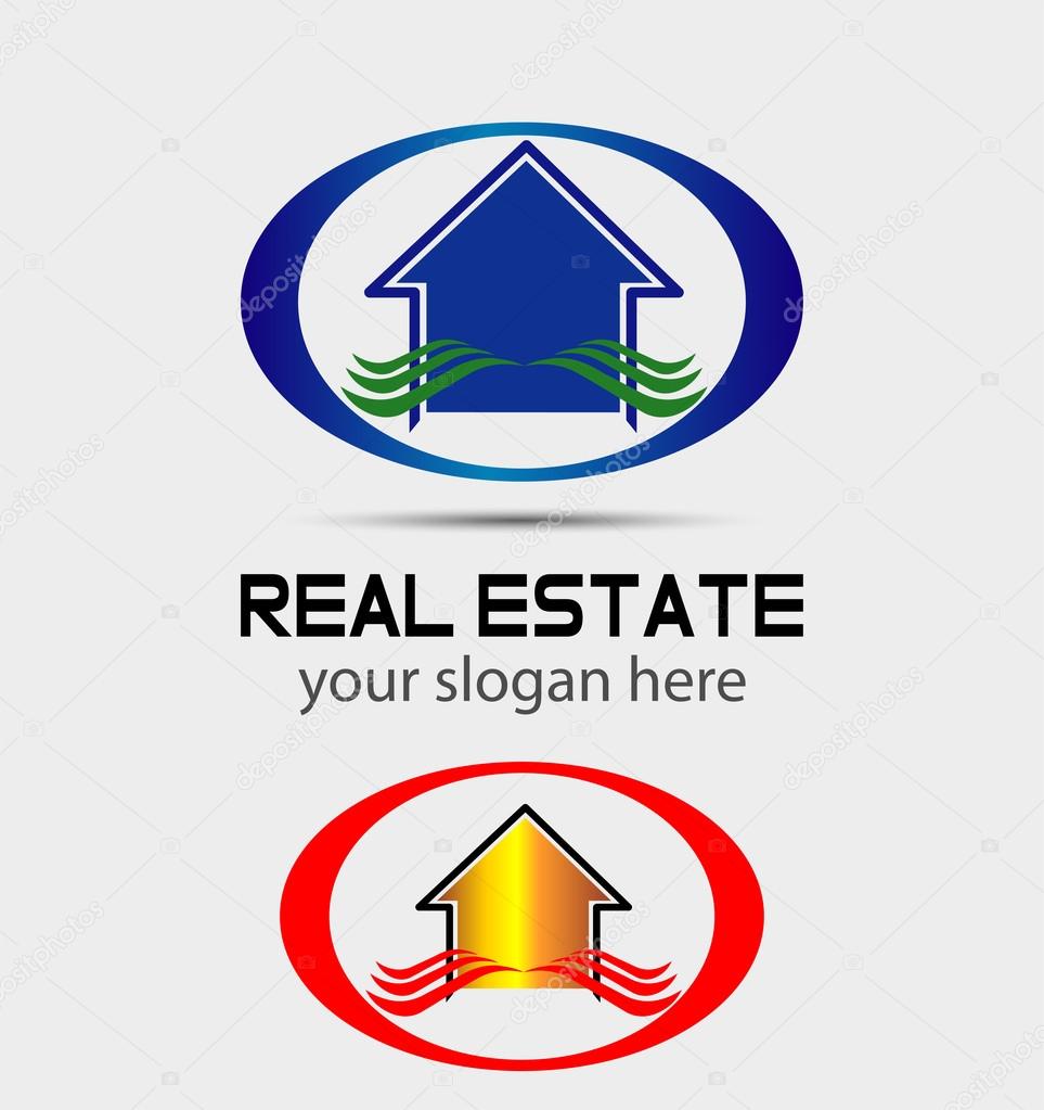 House logo for real estate companies