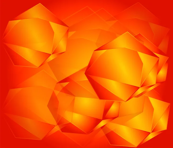 Modello geometrico arancio senza cuciture — Vettoriale Stock
