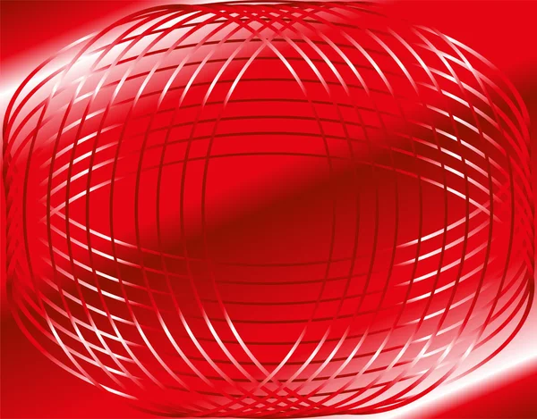 सीमलेस लाइन सर्किल लाल पृष्ठभूमि — स्टॉक वेक्टर