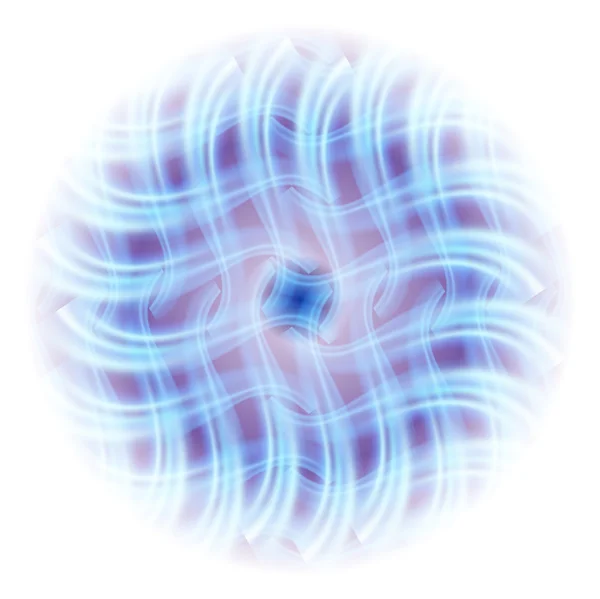 Abstracte lichte blauwe en paarse swirl cirkel lichte achtergrond — Stockvector