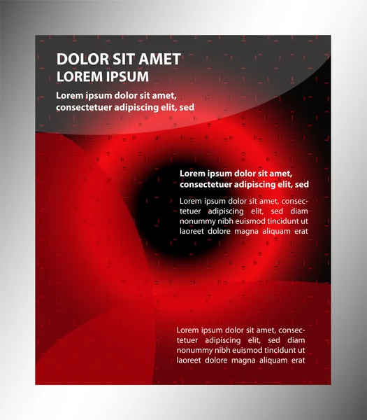 Desain poster modern - Stok Vektor