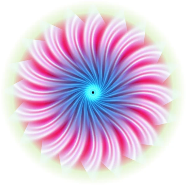 Cercle de rotation rose sur le fond clair — Image vectorielle