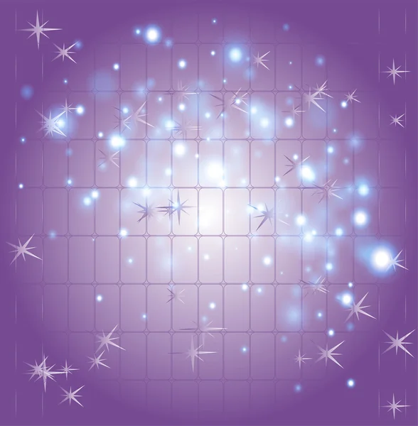 Star purple background — Stock Vector