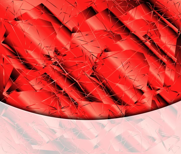 Abstracte geometrische rode achtergrond en plek voor tekst — Stockfoto