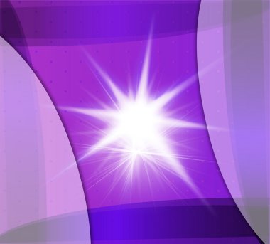 Mor arka plan parlama ile