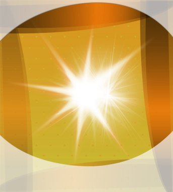 Veri bloğu ışık ile sarı kağıt