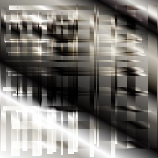 Abstrakt svart och vitt rutnät bakgrund — Stock vektor