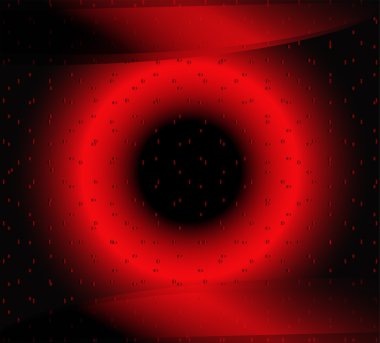 Yüksek teknoloji kırmızı siyah arka plan