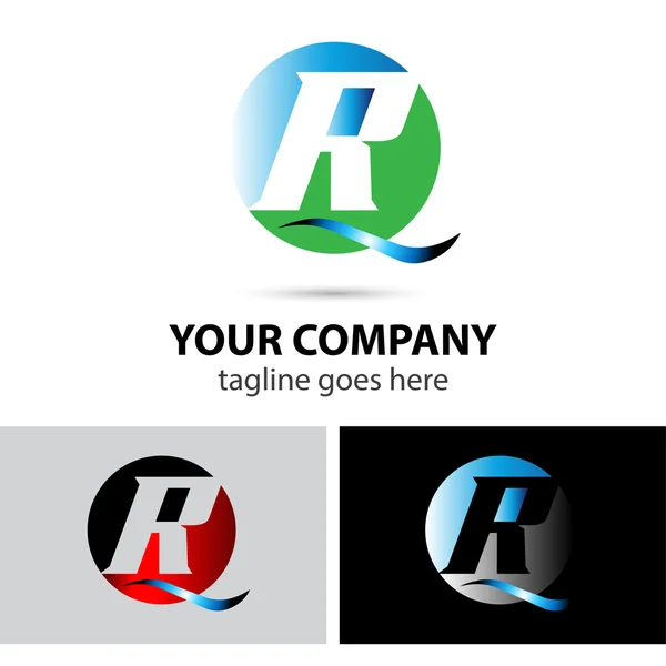 R Logotipo —  Vetores de Stock