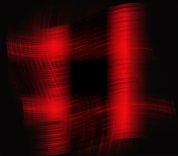 Rosso nero onda texture sfondo — Vettoriale Stock