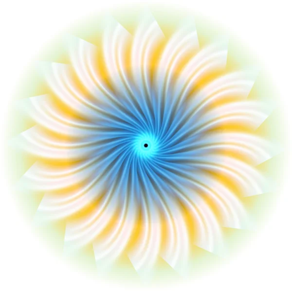 Rotation cirkel på ljus bakgrund — Stock vektor