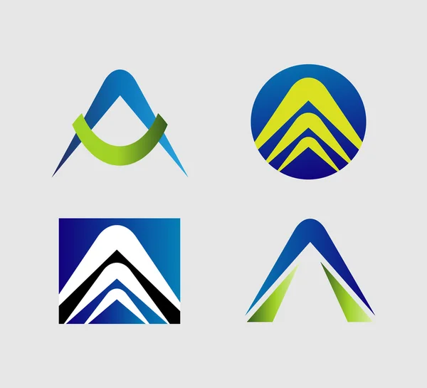 Een logo set — Stockvector