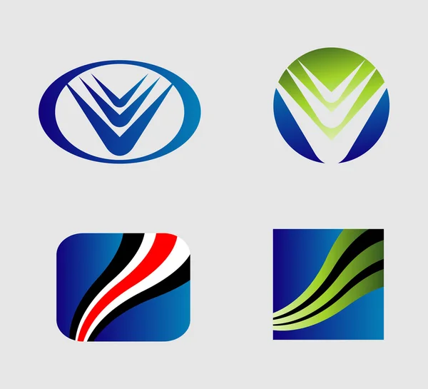 Pictogrammenset. logo designelementen — Stockvector