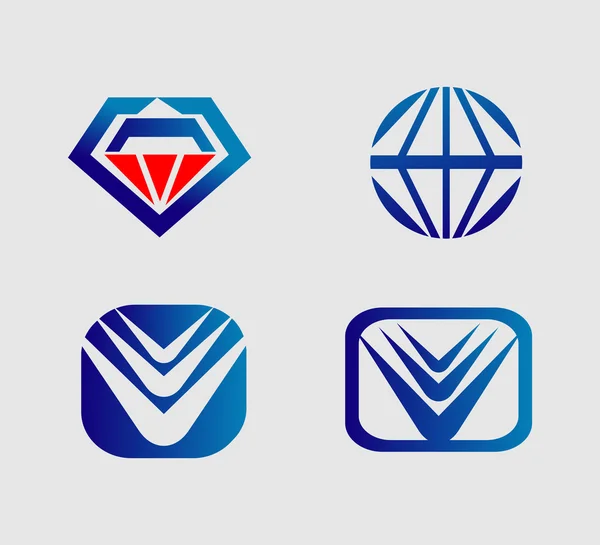 Marques et symboles de logo — Image vectorielle