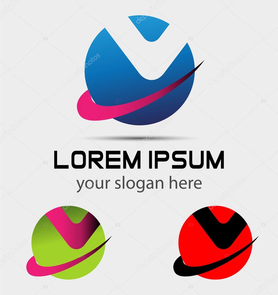 Global earth planet abstract network vector logo template for Internet communications