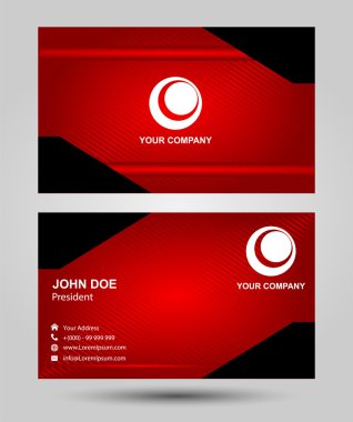 Yaratıcı ve zarif kartvizit tasarımı