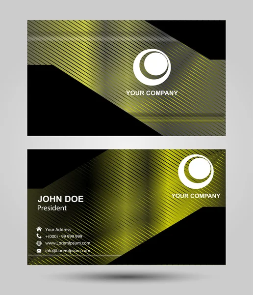 Business card template design — Stock Vector