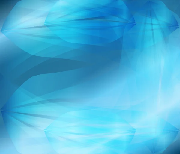 Abstracte vurige blauwe achtergrond — Stockvector