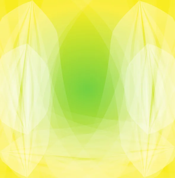 Abstrato geométrico verde fundo amarelo — Vetor de Stock