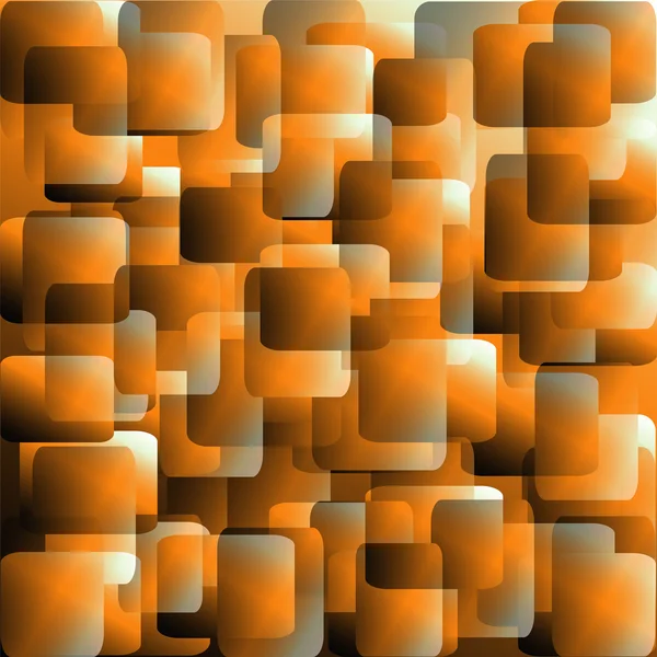 Vector de fondo cuadrado naranja abstracto — Vector de stock