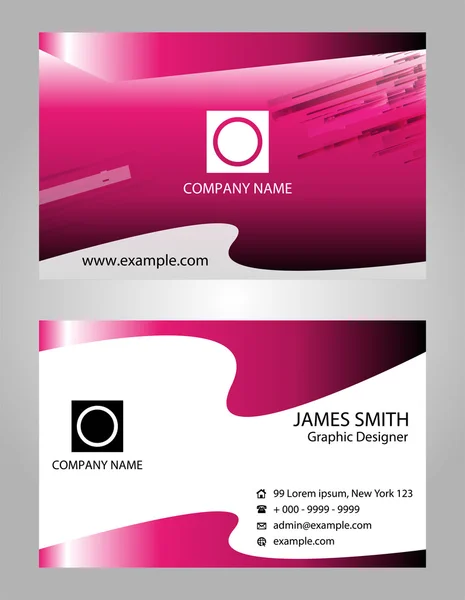 Business template or visiting card — Stock Vector