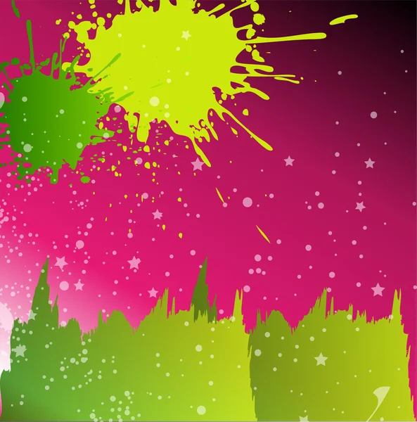Color splash background — Stock Vector