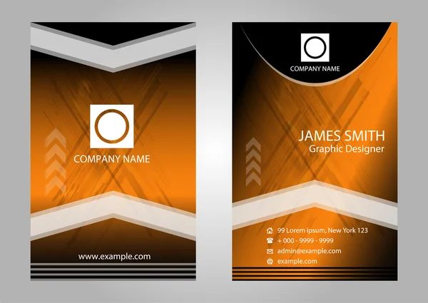 Modern business card template — Stock Vector