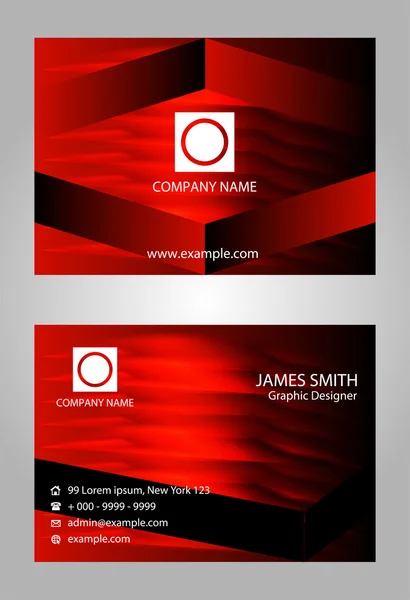 Business card template — Stock Vector