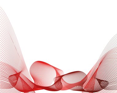 Dalga kırmızı beyaz arka plan