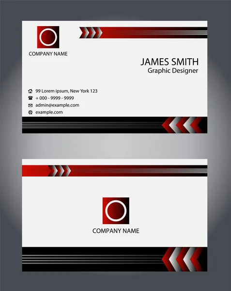 Abstract business card — Stock Vector