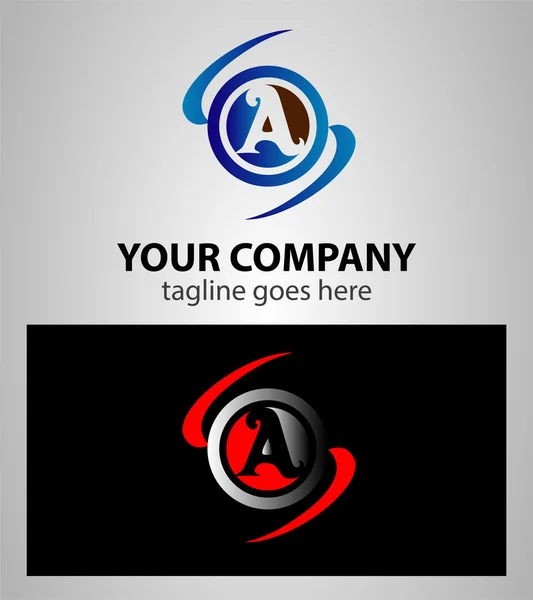 Icône logo pour la lettre A — Image vectorielle