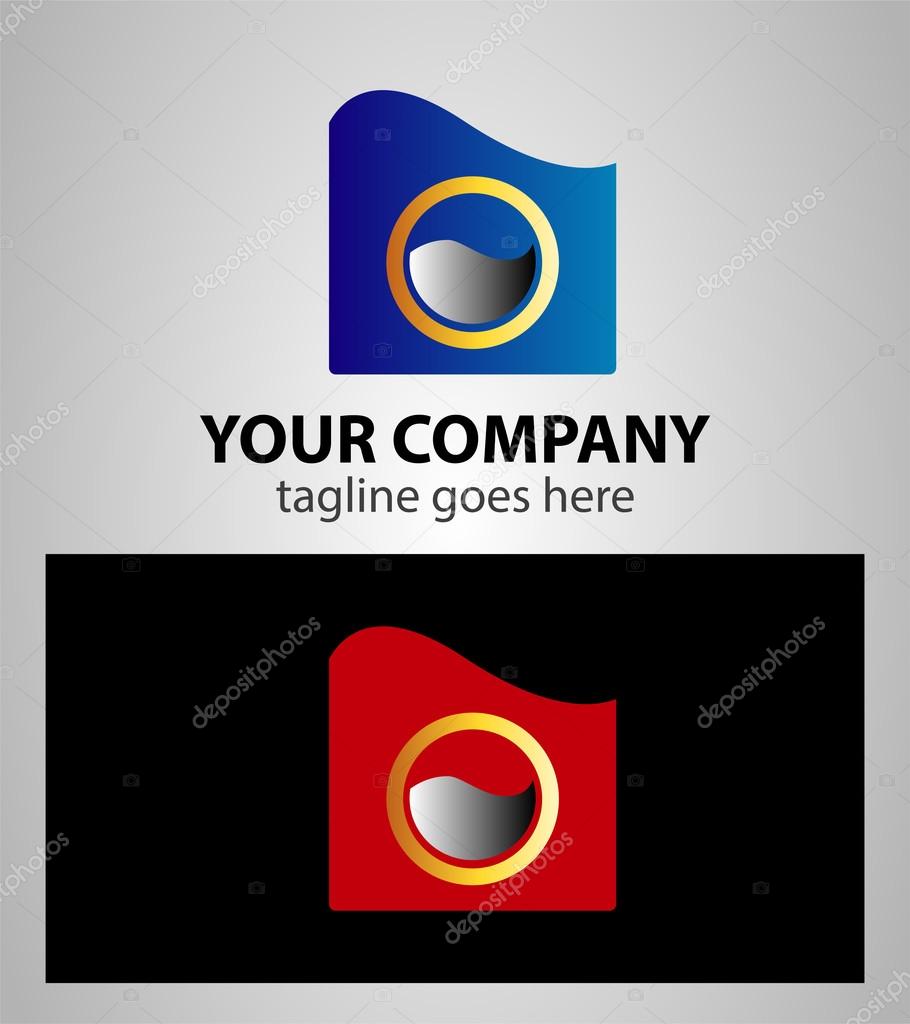 Washing machine logo template clean Service icon