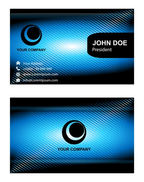 Corporate business cards set — Stock Vector