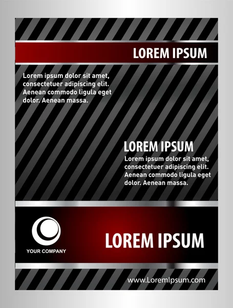 Vektör Flyer, Dergi kapağı ve Poster şablonu