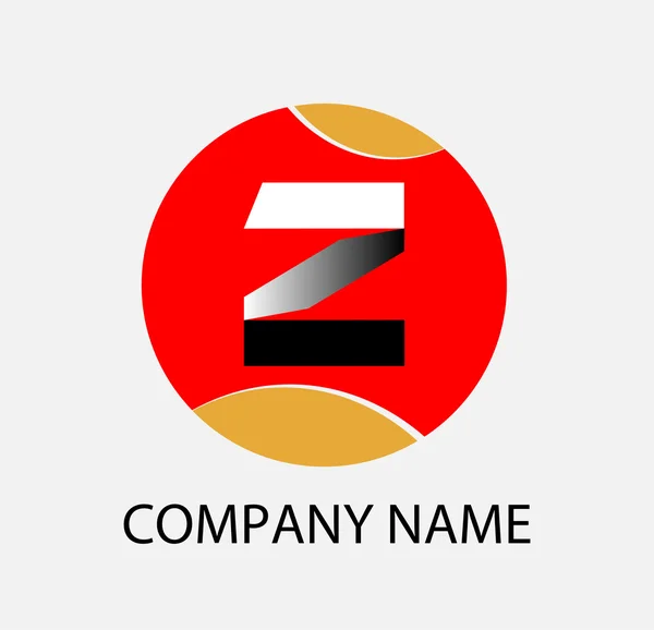 Buchstabe z Logo — Stockvektor