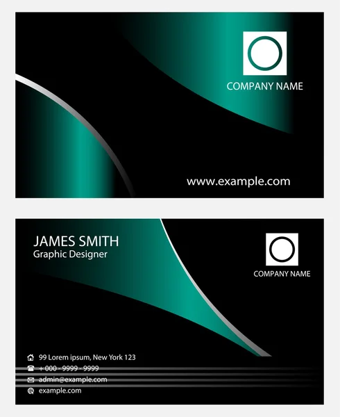 Business cards template design — Stock Vector