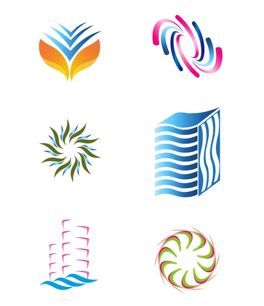 Abstracte Logo sjabloon set — Stockvector