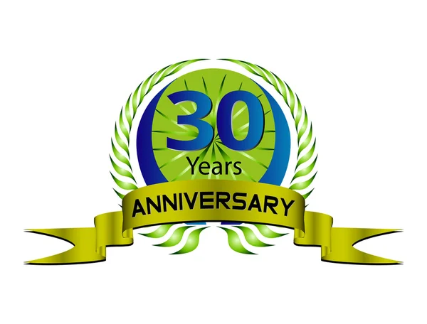 30 yıl yıldönümü - defne çelengi mühür