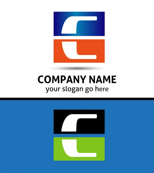 Letra C símbolo del logotipo — Archivo Imágenes Vectoriales