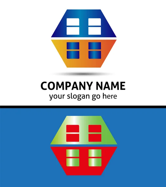Carta H logotipo com ícone hexágono — Vetor de Stock