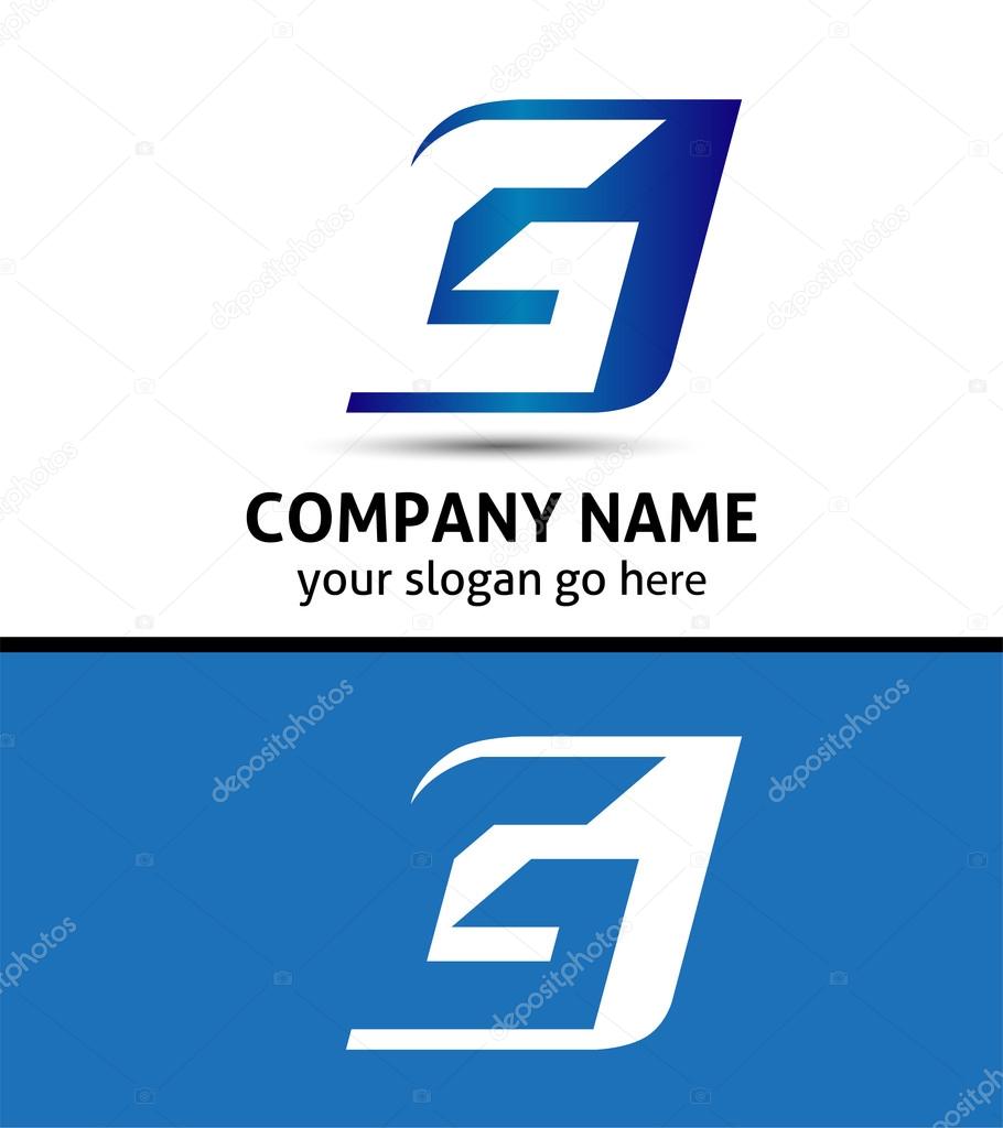 Letter G Company logo icon template set