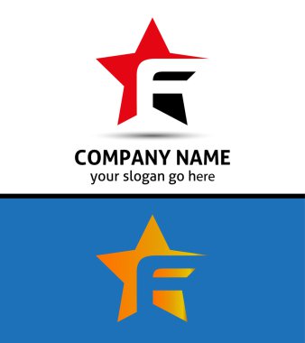 Alphabetical Logo Design Concepts. Letter F