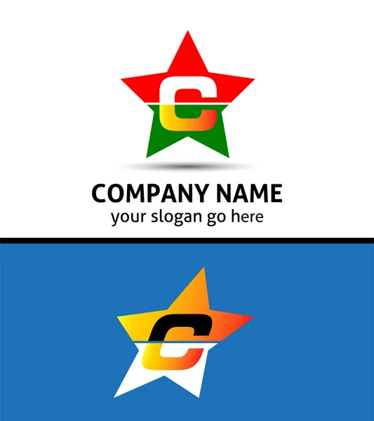 Icono de la letra C Logo — Archivo Imágenes Vectoriales