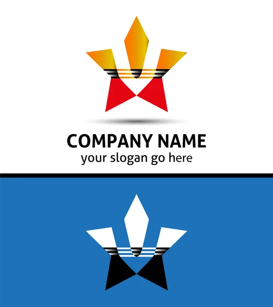 Icone astratte basate sul logo della lettera V — Vettoriale Stock